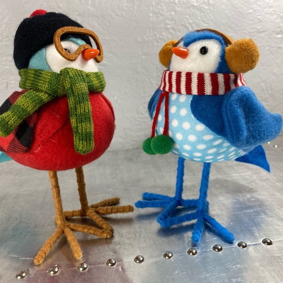 Super Cute Pair of Feather Friends
Christmas Bird Figurines - Picture 2 of 10